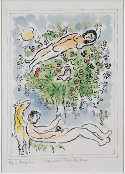 A tree in blossom contemporary Marc Chagall Oil Paintings